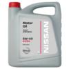 Масло моторное Nissan синтетическое 5W-40, 5л Масло моторное Nissan синтетическое 5W-40, 5л